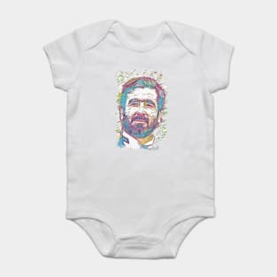 Eric Cantona  / The living legend - Abstract Portrait Baby Bodysuit